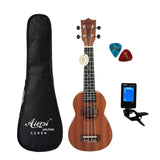 Aiersi brand 21 inch mahogany Soprano ukulele Hawaiian guitar ukelele