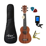 Aiersi brand 21 inch mahogany Soprano ukulele Hawaiian guitar ukelele
