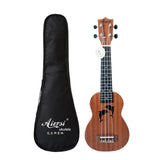 Aiersi brand 21 inch mahogany Soprano ukulele Hawaiian guitar ukelele